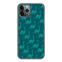 CaseCompany Diplodocus: iPhone 11 Pro Transparant Hoesje