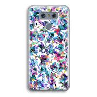 CaseCompany Hibiscus Flowers: LG G6 Transparant Hoesje