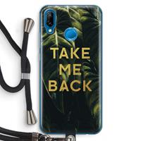 CaseCompany Take me back: Huawei P20 Lite Transparant Hoesje met koord