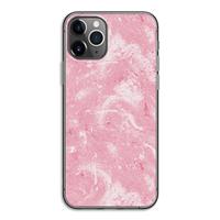 CaseCompany Abstract Painting Pink: iPhone 11 Pro Transparant Hoesje