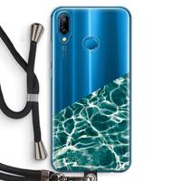 CaseCompany Weerkaatsing water: Huawei P20 Lite Transparant Hoesje met koord