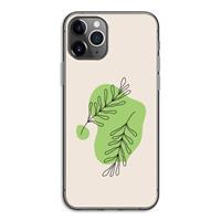 CaseCompany Beleaf in you: iPhone 11 Pro Transparant Hoesje