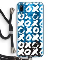 CaseCompany XOXO: Huawei P20 Lite Transparant Hoesje met koord