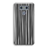 CaseCompany Stripes: LG G6 Transparant Hoesje