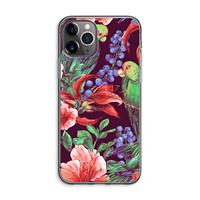 CaseCompany Papegaaien: iPhone 11 Pro Max Transparant Hoesje