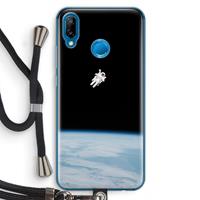 CaseCompany Alone in Space: Huawei P20 Lite Transparant Hoesje met koord