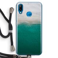 CaseCompany Stranded: Huawei P20 Lite Transparant Hoesje met koord