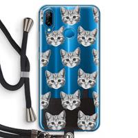 CaseCompany Kitten: Huawei P20 Lite Transparant Hoesje met koord