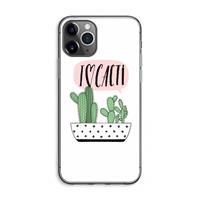 CaseCompany I love cacti: iPhone 11 Pro Max Transparant Hoesje