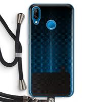 CaseCompany Musketon Halftone: Huawei P20 Lite Transparant Hoesje met koord