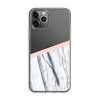 CaseCompany A touch of peach: iPhone 11 Pro Max Transparant Hoesje
