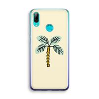CaseCompany Palmboom: Huawei P Smart (2019) Transparant Hoesje