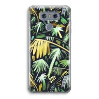 CaseCompany Tropical Palms Dark: LG G6 Transparant Hoesje