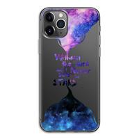 CaseCompany Stars quote: iPhone 11 Pro Transparant Hoesje