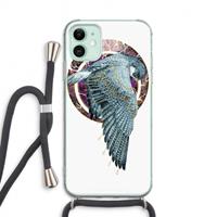 CaseCompany Golden Falcon: iPhone 11 Transparant Hoesje met koord