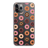 CaseCompany Donuts: iPhone 11 Pro Transparant Hoesje