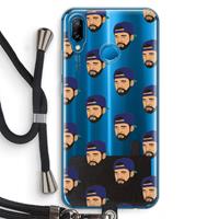 CaseCompany Drake Away: Huawei P20 Lite Transparant Hoesje met koord