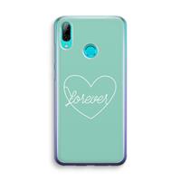 CaseCompany Forever heart pastel: Huawei P Smart (2019) Transparant Hoesje