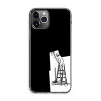 CaseCompany Musketon Painter: iPhone 11 Pro Max Transparant Hoesje