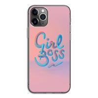 CaseCompany Girl boss: iPhone 11 Pro Transparant Hoesje