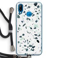 CaseCompany Terrazzo N°2: Huawei P20 Lite Transparant Hoesje met koord