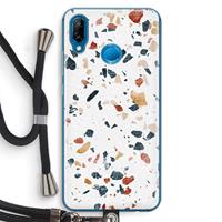 CaseCompany Terrazzo N°4: Huawei P20 Lite Transparant Hoesje met koord