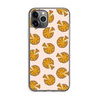 CaseCompany You Had Me At Pizza: iPhone 11 Pro Max Transparant Hoesje