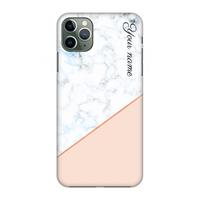 CaseCompany Marmer in stijl: Volledig geprint iPhone 11 Pro Max Hoesje