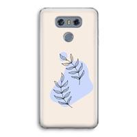 CaseCompany Leaf me if you can: LG G6 Transparant Hoesje
