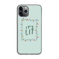 CaseCompany It's Lit: iPhone 11 Pro Max Transparant Hoesje