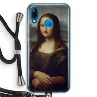 CaseCompany Mona Lisa: Huawei P20 Lite Transparant Hoesje met koord