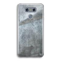 CaseCompany Grey Stone: LG G6 Transparant Hoesje