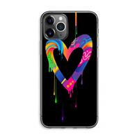 CaseCompany Melts My Heart: iPhone 11 Pro Max Transparant Hoesje