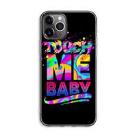 CaseCompany Touch Me: iPhone 11 Pro Max Transparant Hoesje