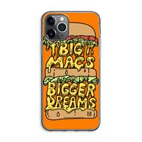CaseCompany Big Macs Bigger Dreams: iPhone 11 Pro Max Transparant Hoesje