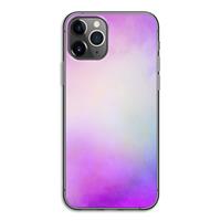 CaseCompany Clouds pastel: iPhone 11 Pro Transparant Hoesje