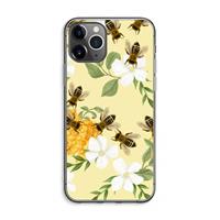 CaseCompany No flowers without bees: iPhone 11 Pro Max Transparant Hoesje