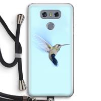 CaseCompany Kolibri: LG G6 Transparant Hoesje met koord