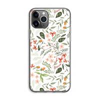 CaseCompany Sweet little flowers: iPhone 11 Pro Max Transparant Hoesje