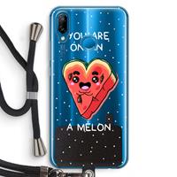 CaseCompany One In A Melon: Huawei P20 Lite Transparant Hoesje met koord