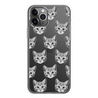 CaseCompany Kitten: iPhone 11 Pro Transparant Hoesje