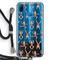 CaseCompany Gymboys: Huawei P20 Lite Transparant Hoesje met koord