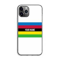 CaseCompany WK Wielrennen: iPhone 11 Pro Max Transparant Hoesje