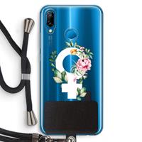 CaseCompany Venus: Huawei P20 Lite Transparant Hoesje met koord