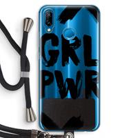 CaseCompany Girl Power #2: Huawei P20 Lite Transparant Hoesje met koord