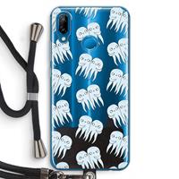 CaseCompany Octopussen: Huawei P20 Lite Transparant Hoesje met koord