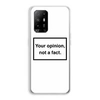 CaseCompany Your opinion: Oppo A94 5G Transparant Hoesje