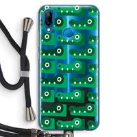 CaseCompany Crocs: Huawei P20 Lite Transparant Hoesje met koord