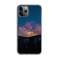 CaseCompany Travel to space: iPhone 11 Pro Max Transparant Hoesje
