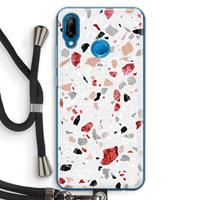 CaseCompany Terrazzo N°12: Huawei P20 Lite Transparant Hoesje met koord